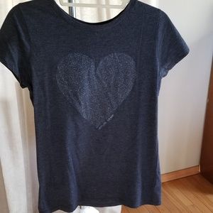 Sparkly heart t-shirt